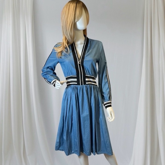 Creative Genius Dresses & Skirts - Creative Genius Pleated Long Sleeve Dress